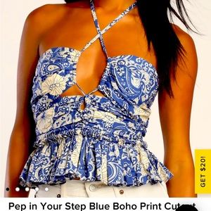 Lulus summer top never worn no tags, it runs small